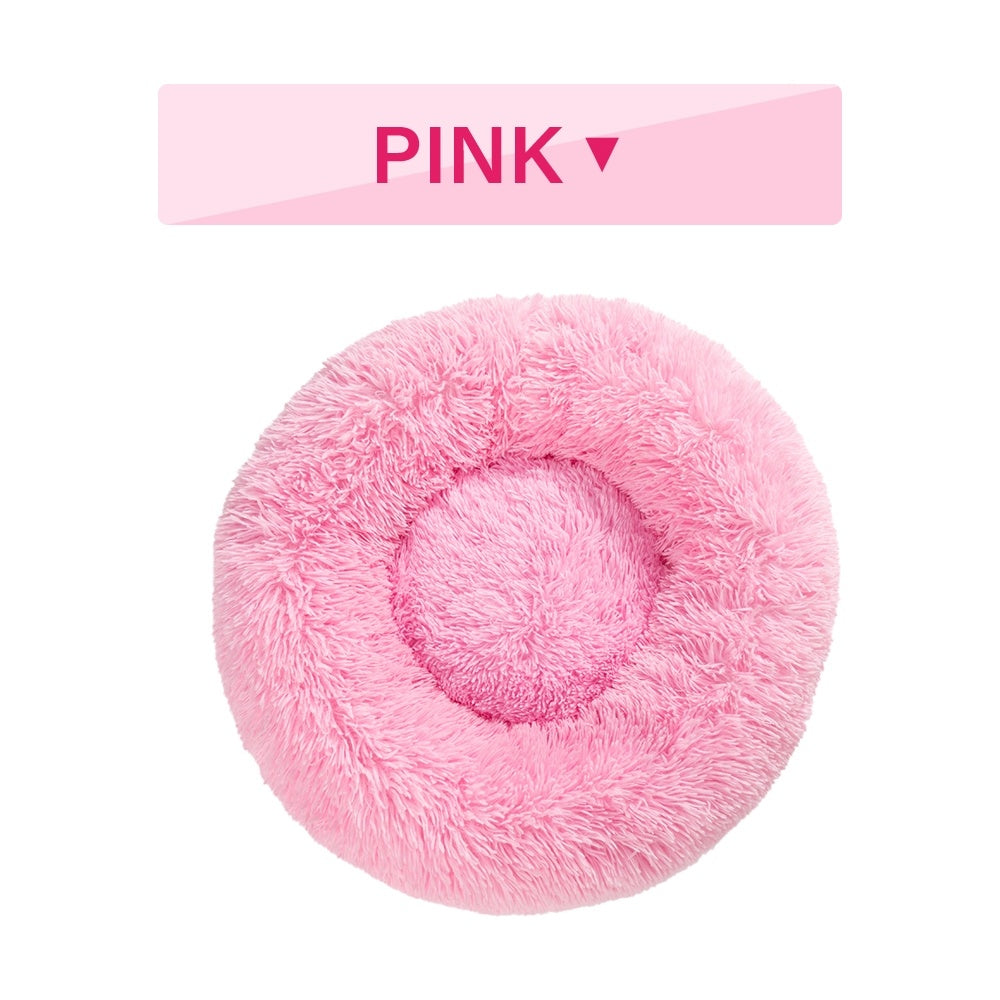 Calming Donut Plush Pet Bed