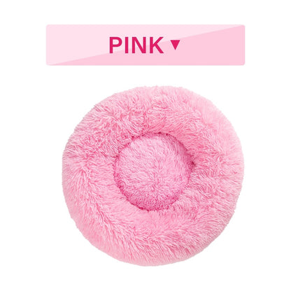 Calming Donut Plush Pet Bed