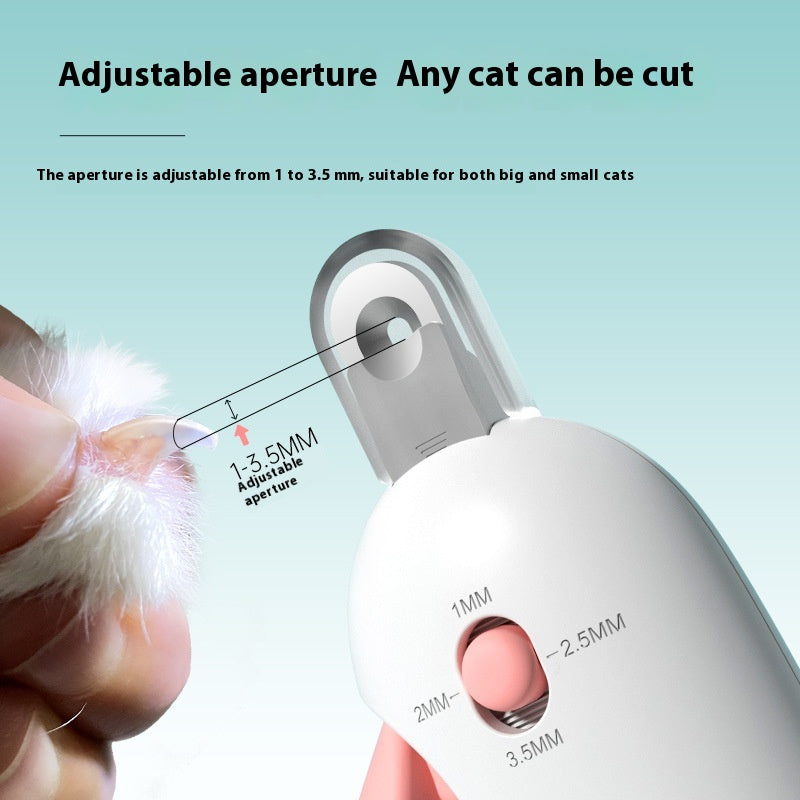 Small Pet Gravity-Push Nail Clipper