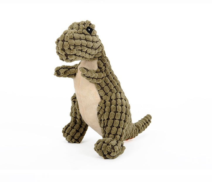 Plush Squeaker Dinosaur Dog Toy
