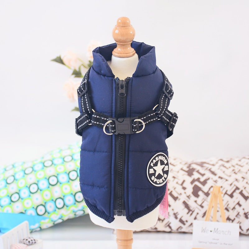 2-in-1 Waterproof Winter Pet Jacket