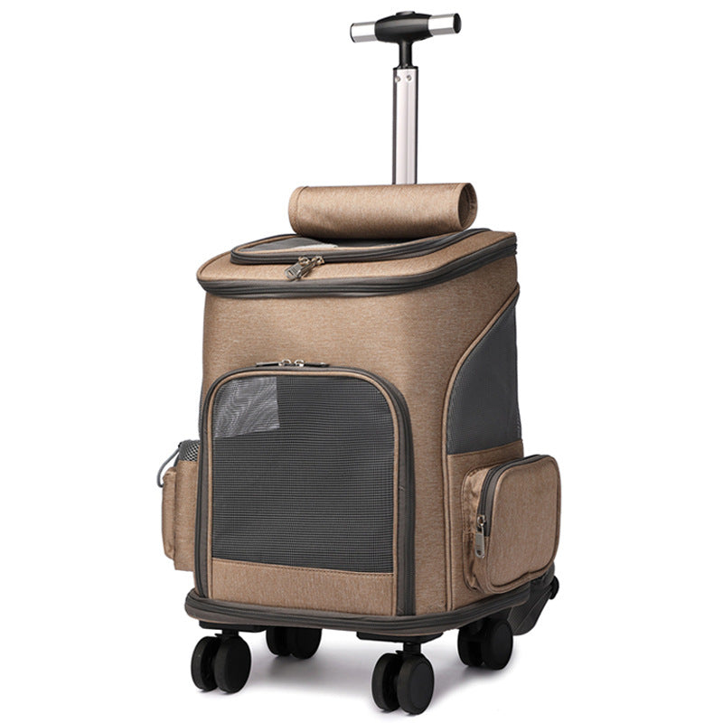 Luxury Rolling Pet Travel Carrier