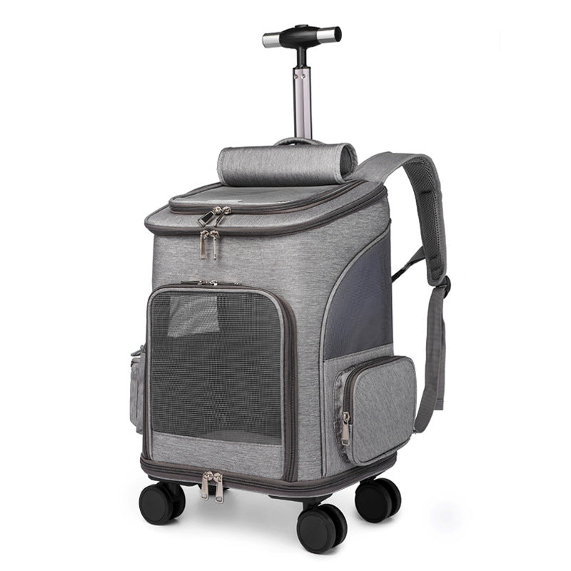 Luxury Rolling Pet Travel Carrier