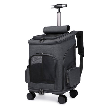 Luxury Rolling Pet Travel Carrier