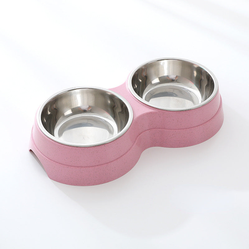 2-in-1 Stainless Pet Feeding Bowl