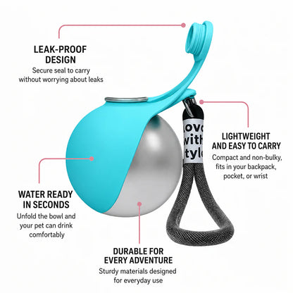 PawLuxe™ Portable Dog Water Bottle