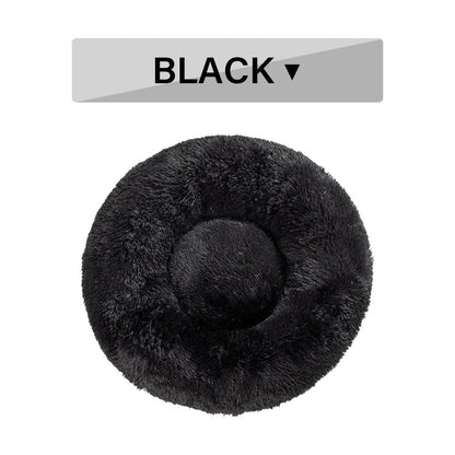 Calming Donut Plush Pet Bed