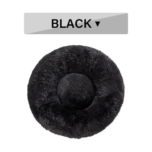 Calming Donut Plush Pet Bed