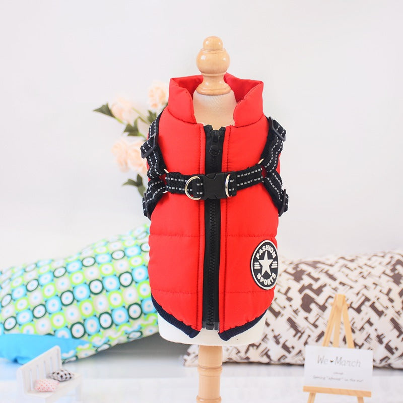 2-in-1 Waterproof Winter Pet Jacket