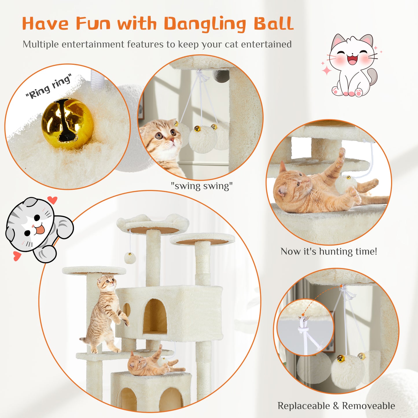 All-in-One Indoor Cat Tower