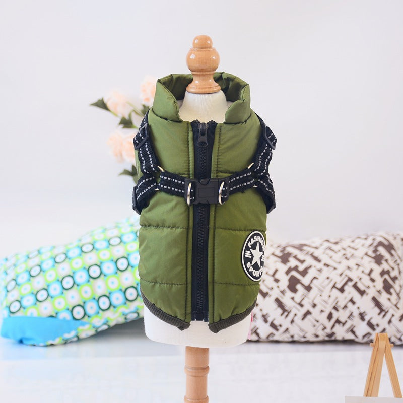 2-in-1 Waterproof Winter Pet Jacket