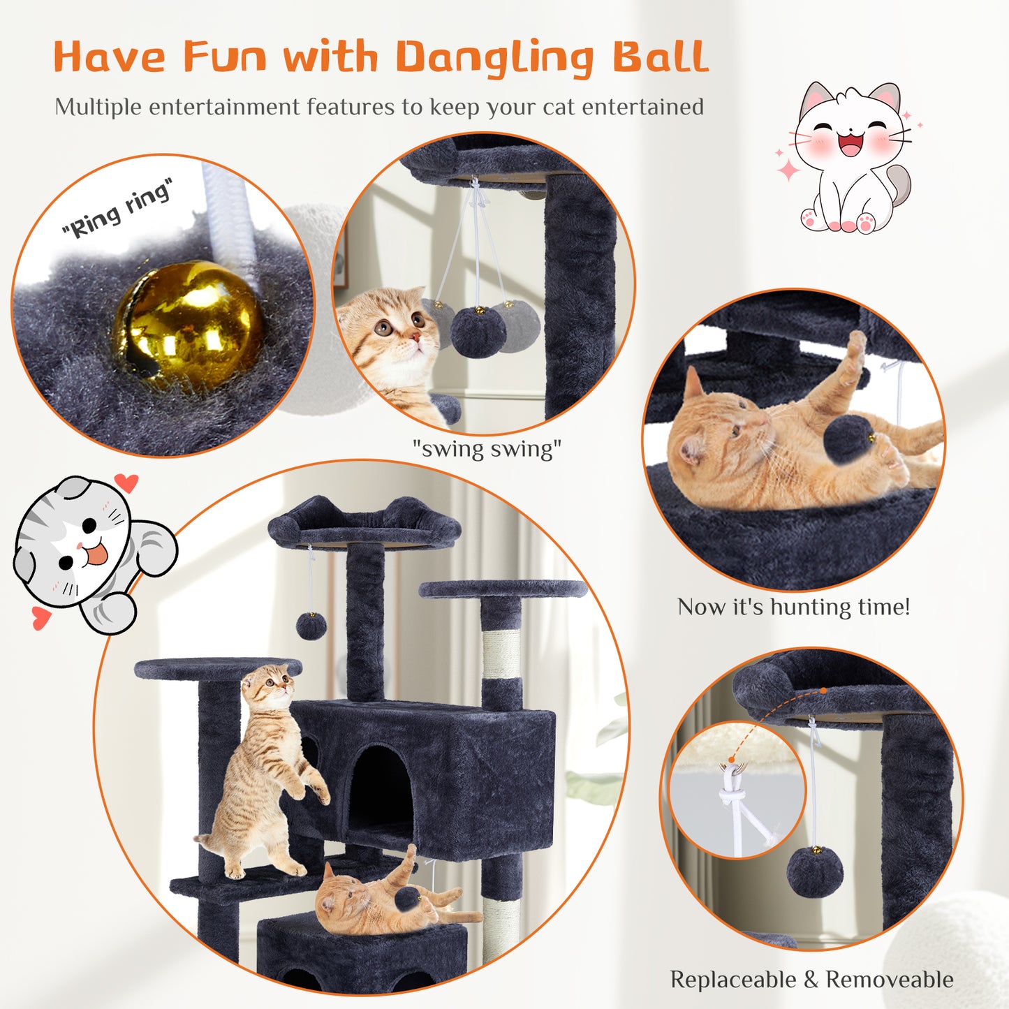 All-in-One Indoor Cat Tower