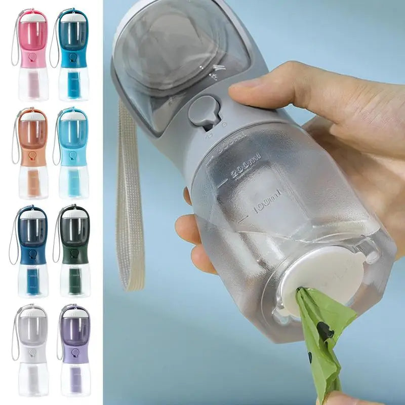 3-in-1 Pet Water & Food Bottle