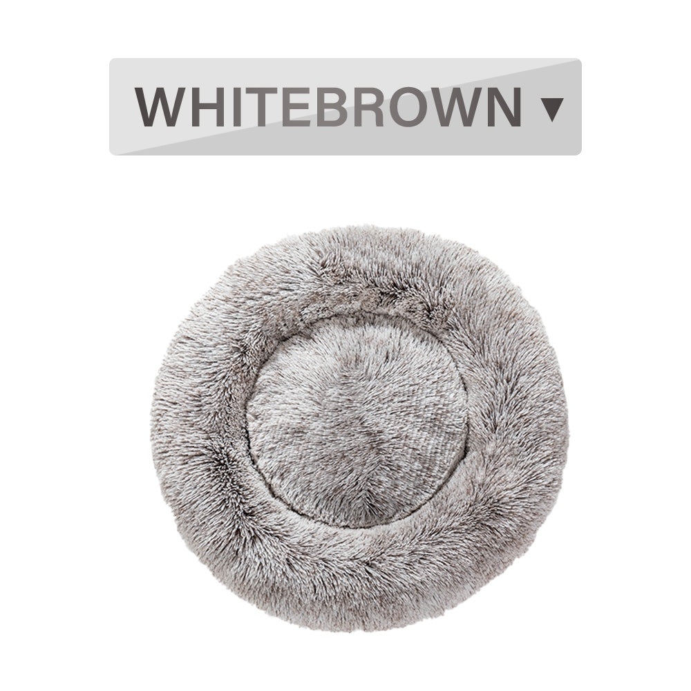 Calming Donut Plush Pet Bed
