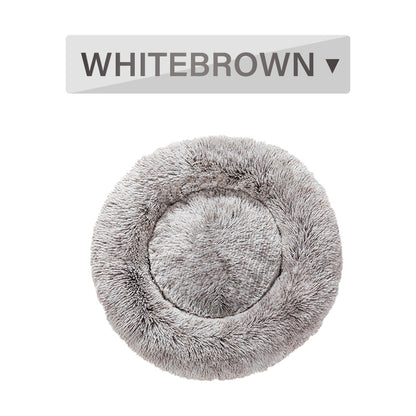 Calming Donut Plush Pet Bed