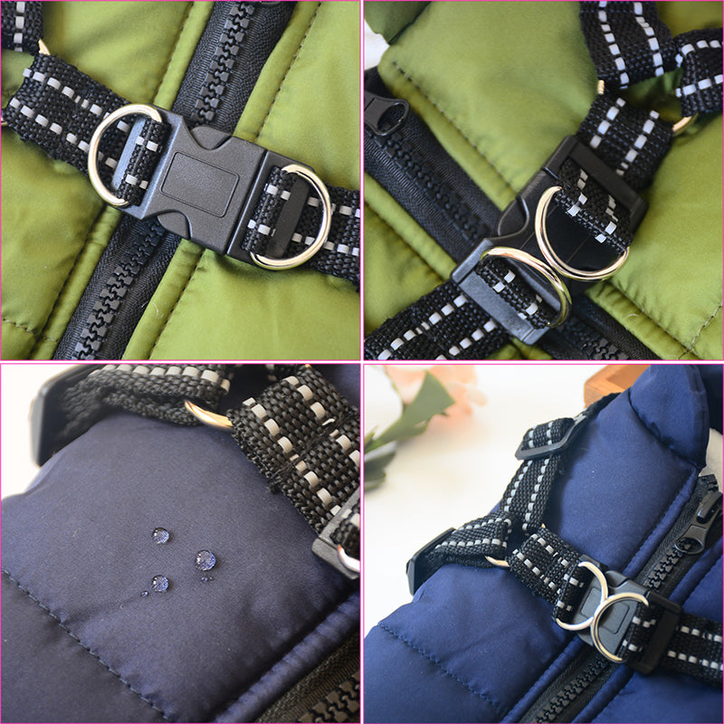 2-in-1 Waterproof Winter Pet Jacket