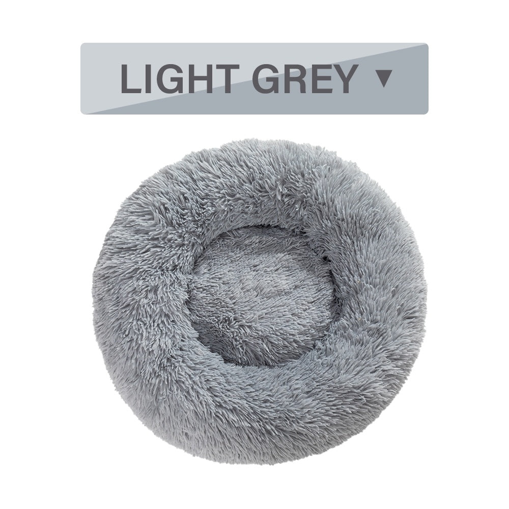Calming Donut Plush Pet Bed
