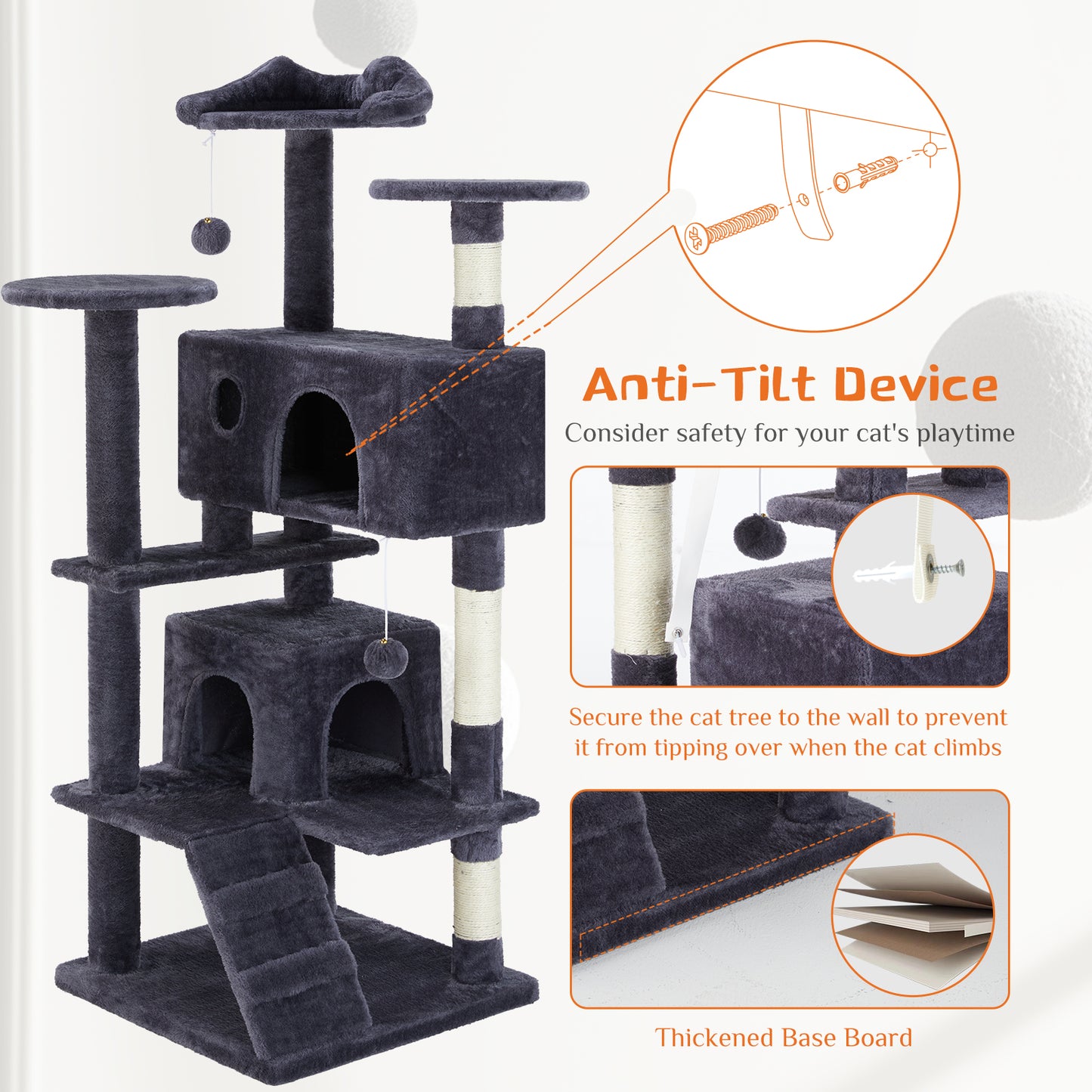 All-in-One Indoor Cat Tower