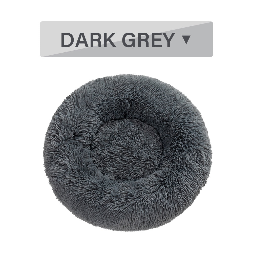 Calming Donut Plush Pet Bed
