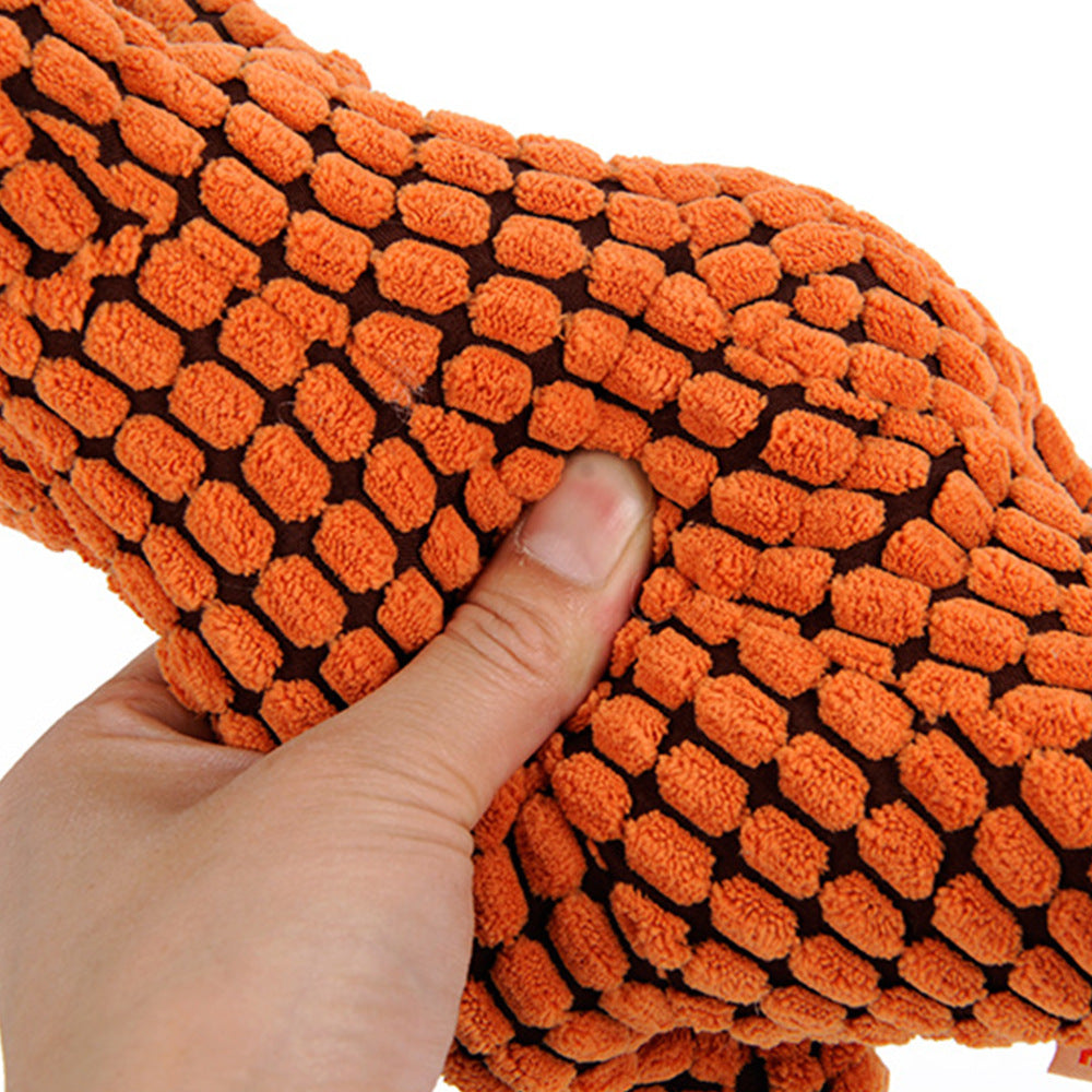 Plush Squeaker Dinosaur Dog Toy