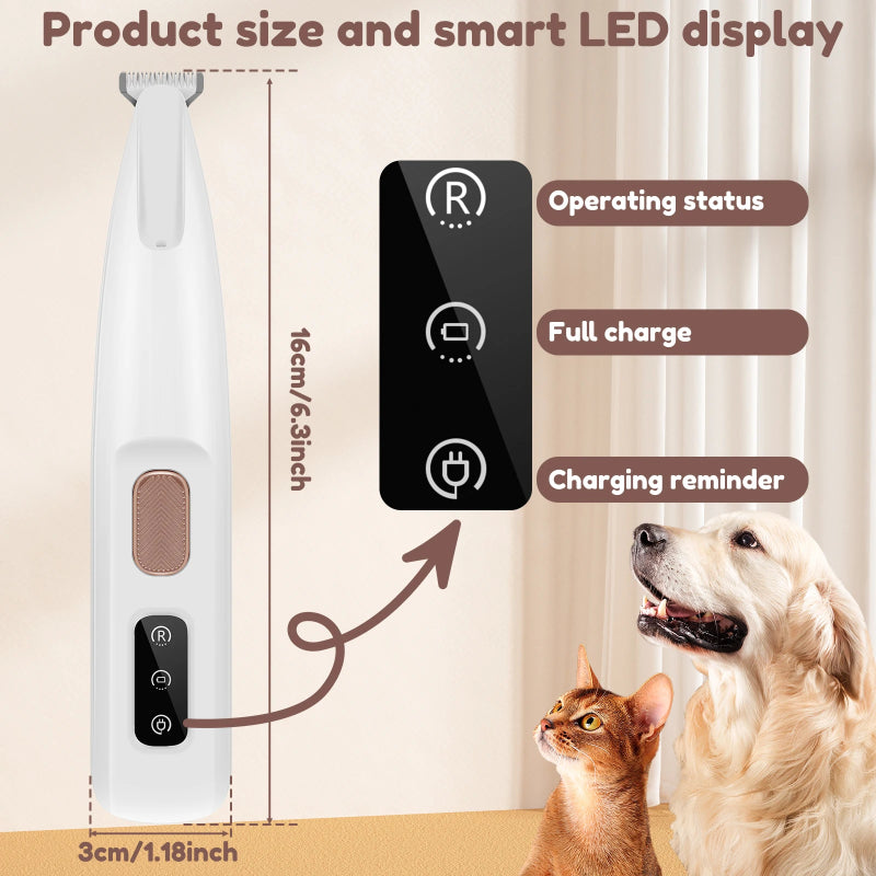 Pets Paw Trimmer With LED Light.