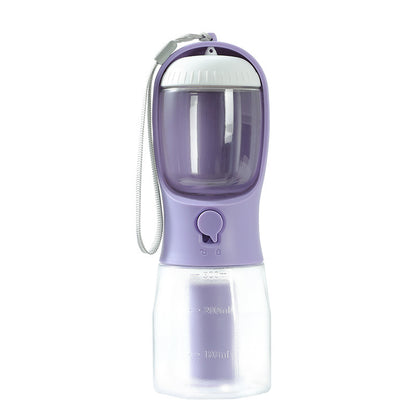 3-in-1 Pet Water & Food Bottle