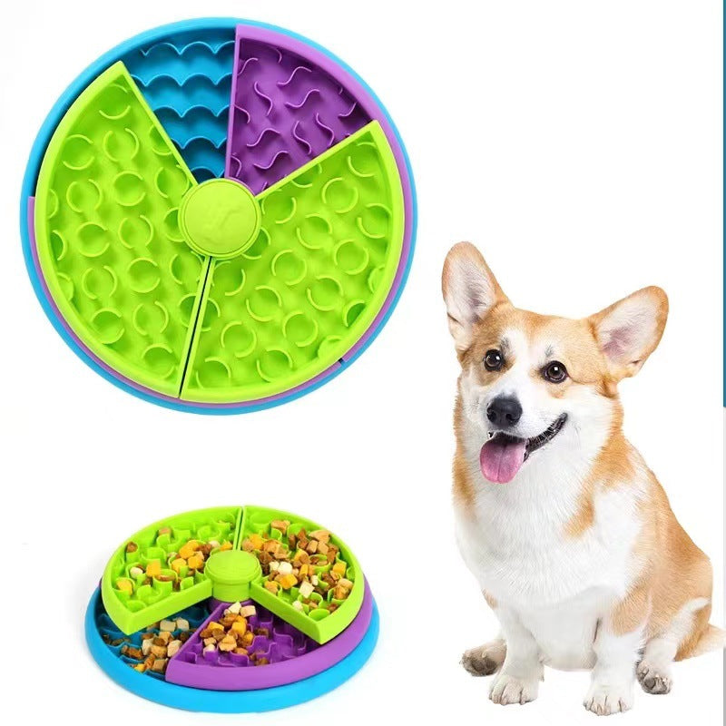 Anti-Choke Puzzle Pet Feeder Bowl