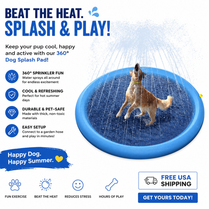 Thickened Pet Water Spray Mat Toy Outdoor Lawn Game Mat