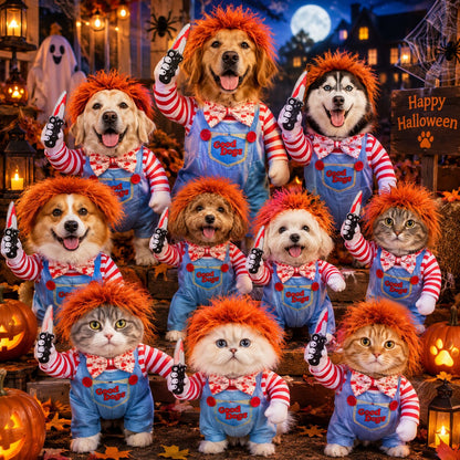 Pawluxe™ Chucky Pet Halloween Costume