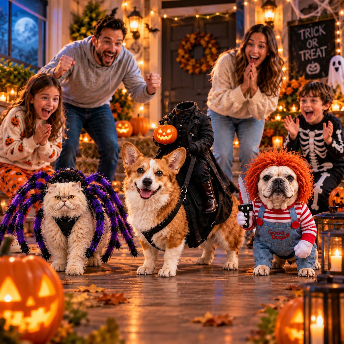 Pawluxe™ Chucky Pet Halloween Costume