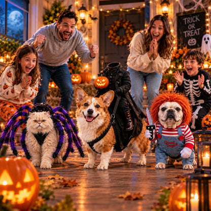 Pawluxe™ Chucky Pet Halloween Costume