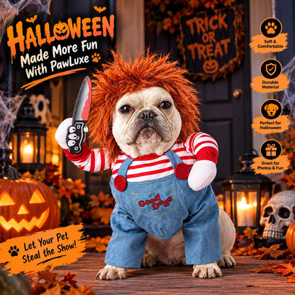 Pawluxe™ Chucky Pet Halloween Costume