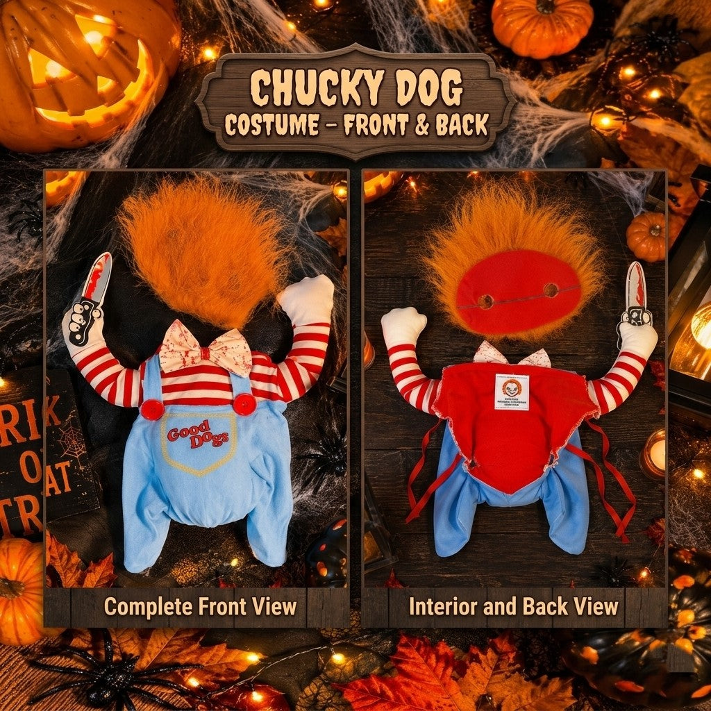 Pawluxe™ Chucky Pet Halloween Costume