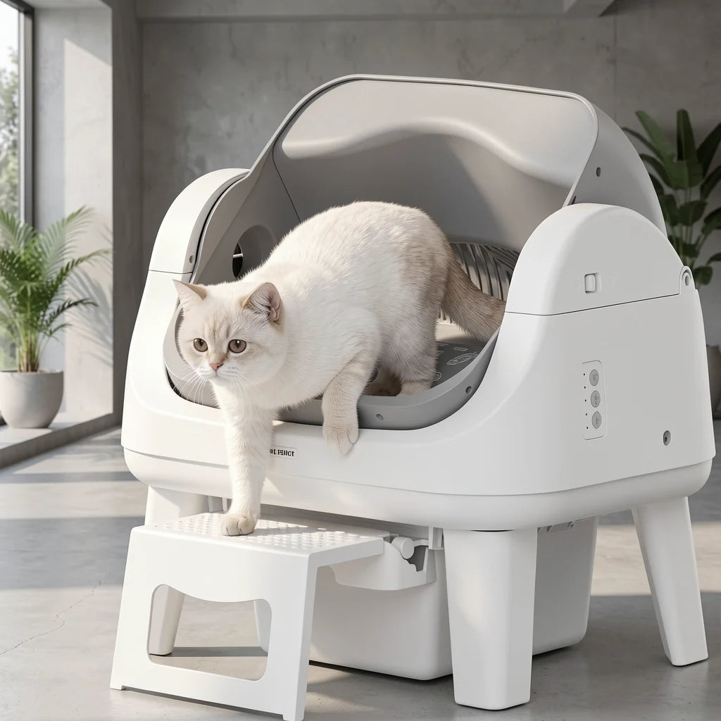 PawLuxe™ Automatic Smart Litter Box with Safety Sensors