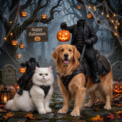 Pawluxe™ Headless Rider Pet Costume