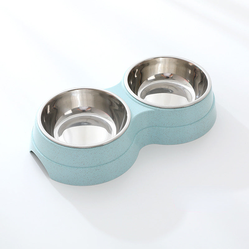 2-in-1 Stainless Pet Feeding Bowl