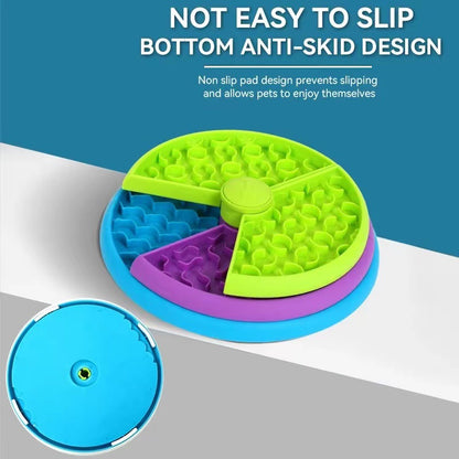Anti-Choke Puzzle Pet Feeder Bowl