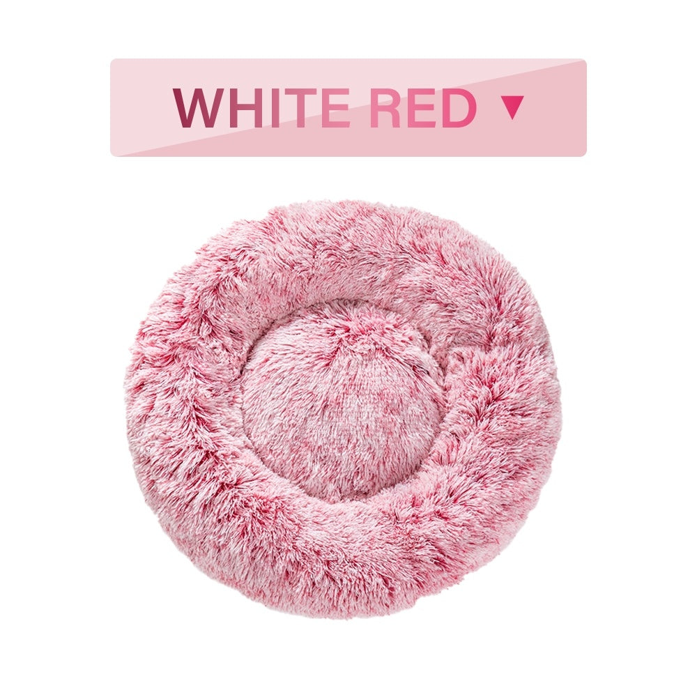 Calming Donut Plush Pet Bed