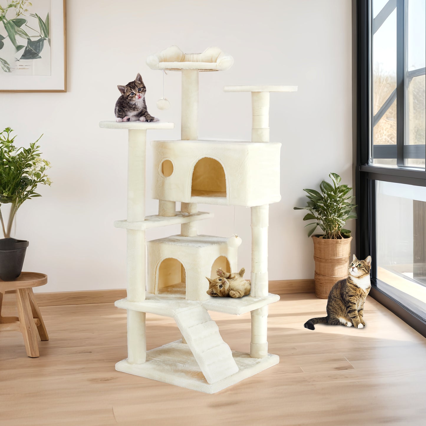 All-in-One Indoor Cat Tower