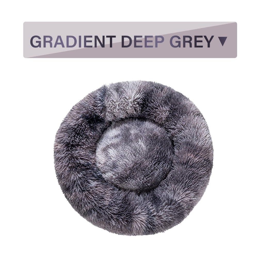 Calming Donut Plush Pet Bed