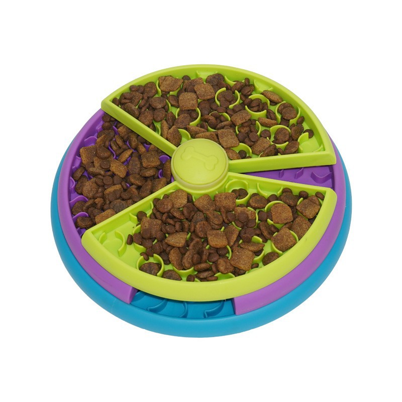 Anti-Choke Puzzle Pet Feeder Bowl