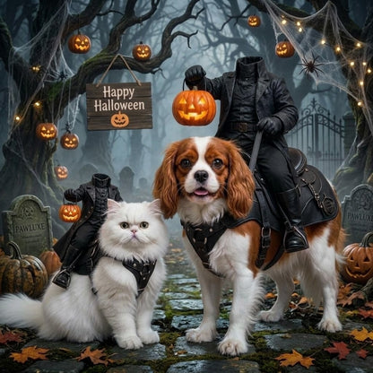 Pawluxe™ Headless Rider Pet Costume