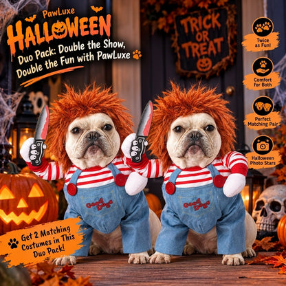 Pawluxe™ Chucky Pet Halloween Costume