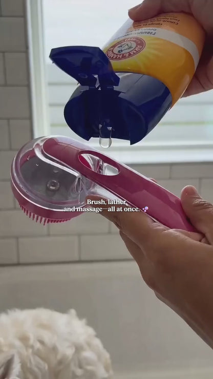 PawLuxe™ 2-in-1 Pet Bath & Massage Brush