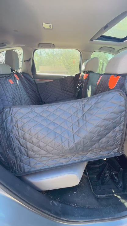 PawLuxe™ Premium Waterproof Dog Car Seat Protector
