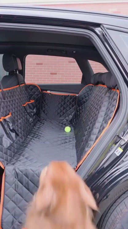 PawLuxe™ Premium Waterproof Dog Car Seat Protector